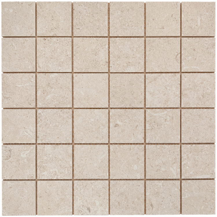Sea Luster Avorio Matte Mosaic 2 x 2 12 x 12